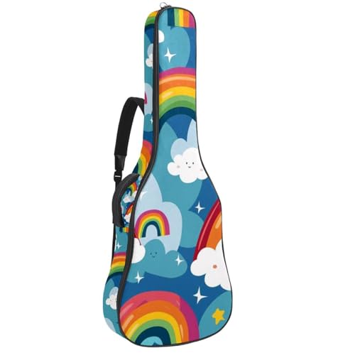 Housse guitare acoustique anti-rayures et pluie - Sac à dos Oxford 109 cm léger