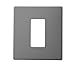 Leviton AWP0F-1G GY RENOIR2 WP 0NRW 1WIDE NO FINS REMOVED