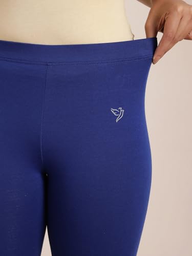 Image of TWIN BIRDS Tailored Cut and Classic Fit Super Stretchable Elastane Fabric Churidar Leggings for Women