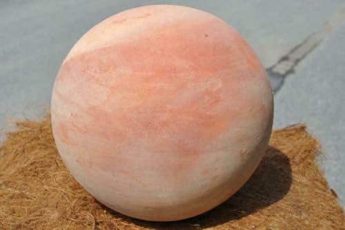 GartenGees Dekokugel, Rosenkugel aus Terracotta, frostfest,handgefertigt,4 Größen wählbar (17cm)