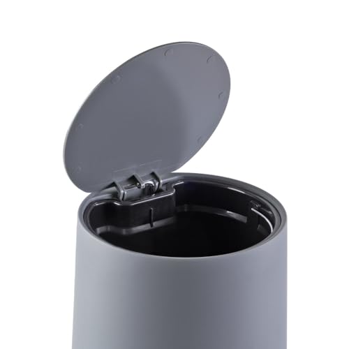 Image of Freelance Portofino Pedal Dustbin | Pedal Trashcan | Minimalist and Sleek Waste bin for home and office- 4.3Ltr (Grey)