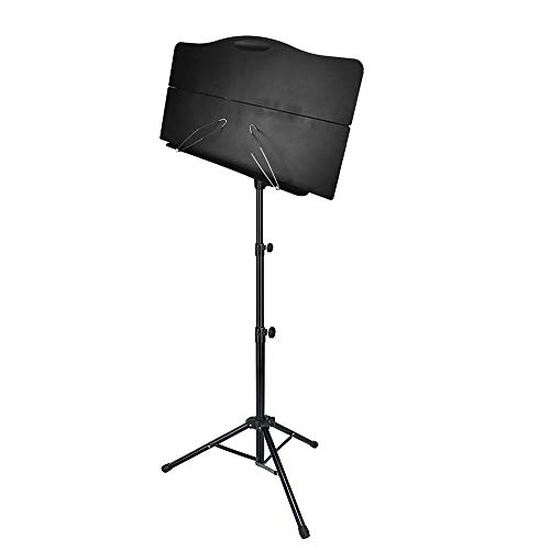 Eastdall Suporte De Música Portátil,Partitura portátil dobrável estante estante kit 66 cm-135 cm de