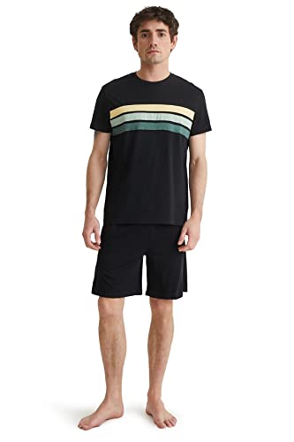 C&A Herren Shorty Set|2er Pack Regular Fit Unifarben|Colour-Blocking...