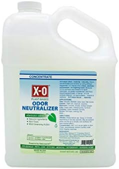 X-O Odor Neutralizer Cleaner Concentrate with Mild Cleaning Additive - Natural, Plant-Based Odor Eliminator Deodorizer, 1 Gallon