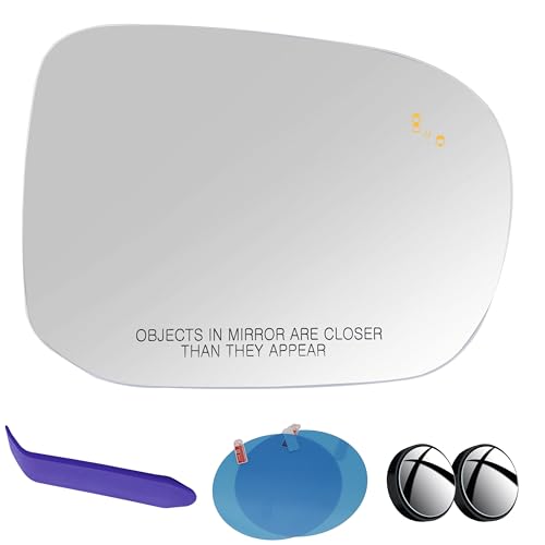 EAP Passenger Side Mirror Glass Compatible with Kia Telluride 2020-2022, Heated with Blind Spot, 87621S9010