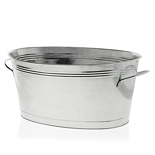 True 10522 Ice Buckets For Parties 6.3 Gallons (23.8 Liters), Large Galvanized Tubs thumb #6