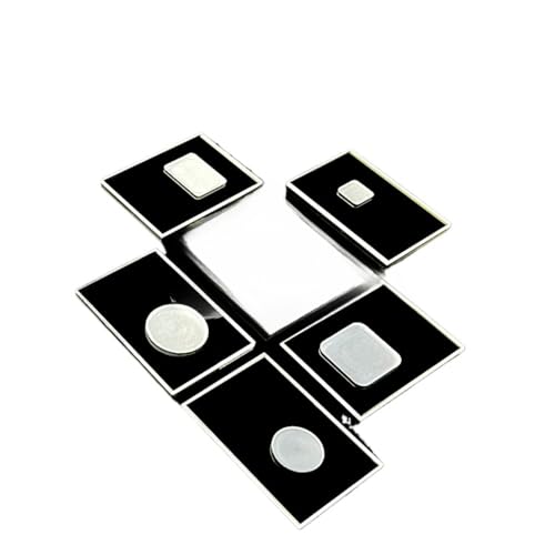 5PCS quartz glass sheet perforated slotted sample stage sample cell XRD sample holder special-shaped quartz sheet (Quartz 50 * 35 * 2 (square groove 20 * 20 * 1))