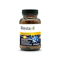 Restaxil Magnesium - stark dosierter Premium-Magnesium-Komplex mit Magnesiumbisglycinat. Laborgeprüft,hochkonzentriert,exzellente Bioverfügbarkeit, vegan. Vom Nr. 1 Nervenspezialisten aus der Apotheke
