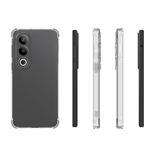 Image of Back Cover Silicone Flexible Bumper Transparent Cover for OnePlus Nord CE 4 -Transparent