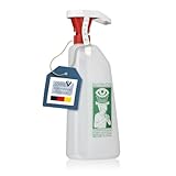 BARIKOS KS Augenspülflasche – Erste Hilfe Augendusche 620 ml für Säuren, Basen & Fremdkörper – Ph-neutral, ergonomisch, DIN EN 15154-4 zertifiziert