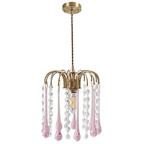 Lámpara decorativa de vidrio artesanal estilo americano para salón