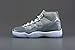 Nike mens Jordan 11 Retro shoes, Medium Grey/White-cool Grey, 9