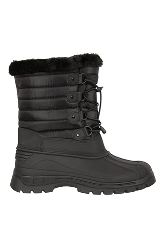 Mountain Warehouse Whistler Womens Snow Boots - Snowproof Ladies Winter Shoes, Warm, Textile Upper, Reinforced Heel & Toe Bumpers - Ideal for Walking, Hiking Black Adult Shoe Size 7 - Image 2
