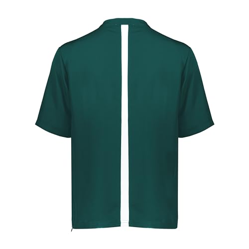 Image of Holloway Men's Mens Clubhouse Short Sleeve Pullover Cage Jacket - Ultimate Athletic Performance Wear for Maximum Mobility
