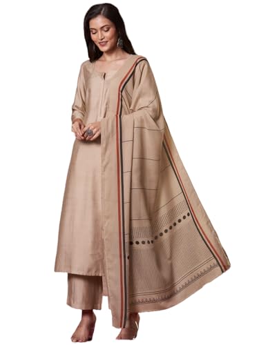 GoSriKi Women’s Rayon Viscose Solid Straight Kurta with Pant & Dupatta GoSriKi Women’s Rayon Viscose Solid Straight Kurta with Pant & Dupatta