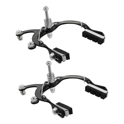 BCOATH Rim Brake Pad Set Bike Brake Caliper 2 Pack Rear Bike Brake for Mountain Road Bikes Secure Braking Easy to Carry