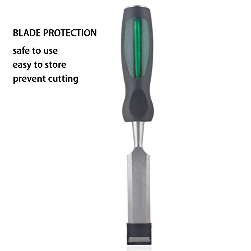 Cincel de madera con tapa de impacto resistente y hoja biselada de 19mm 6