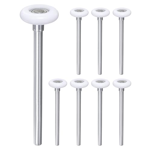 Rodillos de nailon para puerta de garaje silenciosos con 11 rodamientos de bolas 2