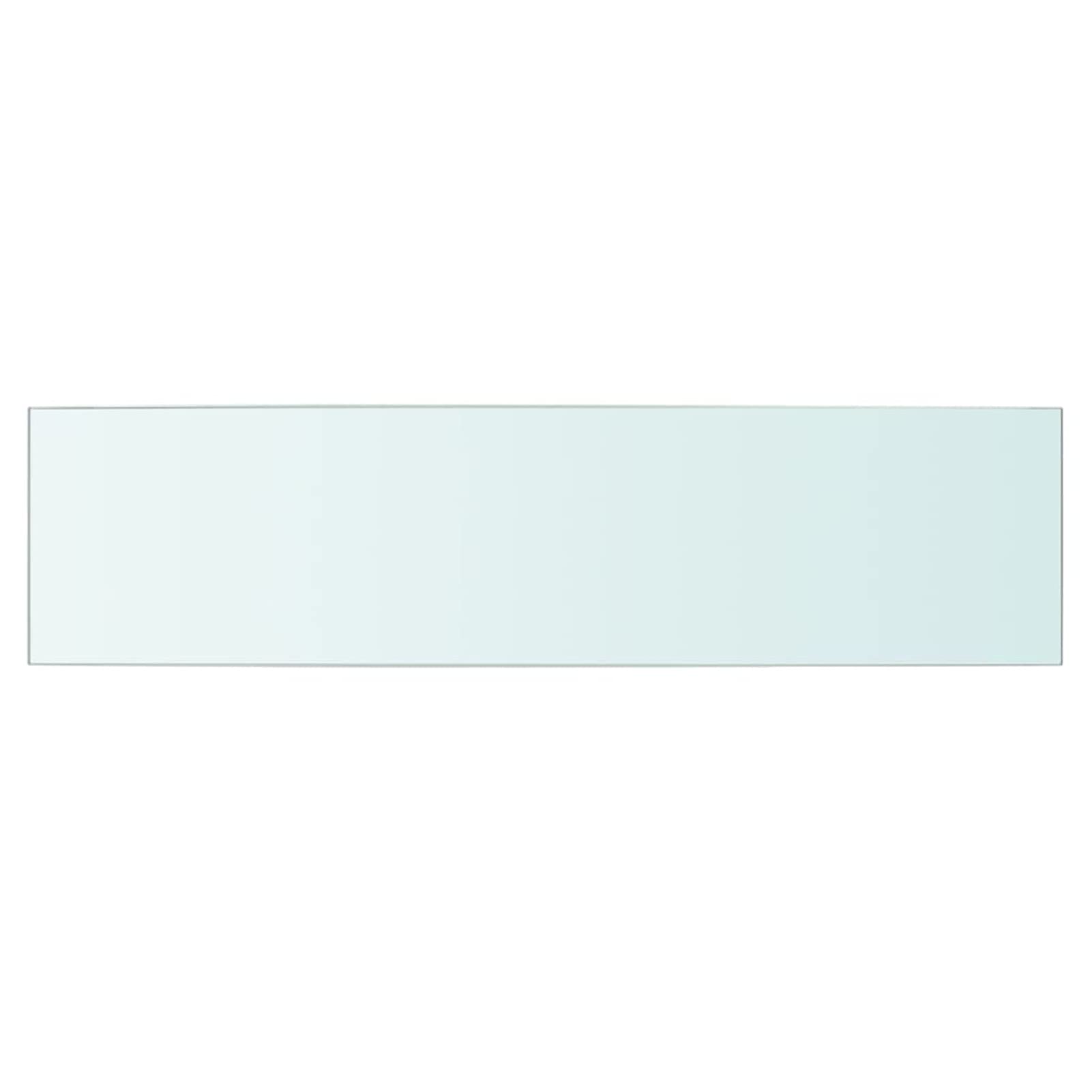 Kavolet 2 estantes de Cristal de 60 x 15 cm, Estante de Cristal, Estante Transparente, Estante de Cristal para baño, Estante de Pared, Estante de baño, 8 mm de Grosor