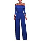 Diseño:Dos choices.Encaje hueco se puede mostrar su piel hermoso y sexy.Manga Volante es muy único.Cintura alta de vendaje y piernas anchas se pueden mostrar su piernas largas y delgadas.Color sólido es muy conveniente para verano.Todos se pueden resaltar su elegancia y lindo.