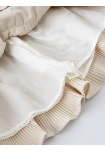 Women's Tartan Plaid High Waisted Wool Pleated Skirt Slim4