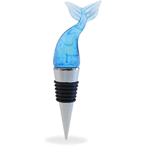 Cheers Meerjungfrauenschwanz Glas Weinverschluss - Elegante Vakuumversiegelung Cover