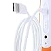 Produktbild foto-kontor Ersatzkabel kompatibel mit Ravensburger TipToi Stift Eingabestift Generation 4 USB weiß Verbindungskabel Ladekabel Datenkabel für Laden Synchronisieren Datenübertragung