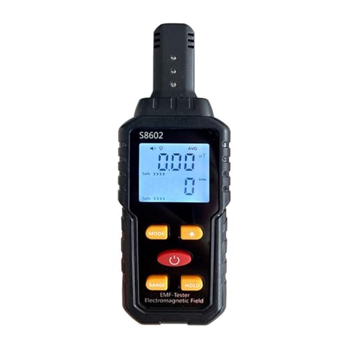 Contador Geiger 3 en 1 con alarma automática y detector de radiación EMF en tiempo real