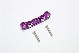 Farbe : Purple Kyosho Mini Inferno Tuning Teile Aluminium Rear Arm Bulk (1 Deg) for Rear Gear Box with Screws - 1Pc Set Purple