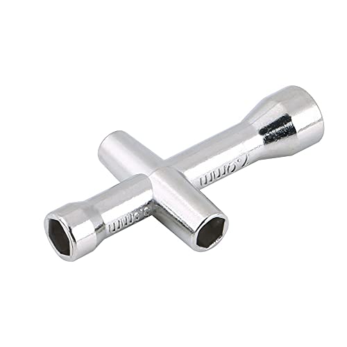 Dilwe Kreuzschlüssel, | 5.5mm-7mm | Ringschlüssel | Universelle Zubehörwerkzeuge für Schraube und Mutter M2 / M2.5 / M3 / M4 für Modellbau/Familie/Outdoor usw.