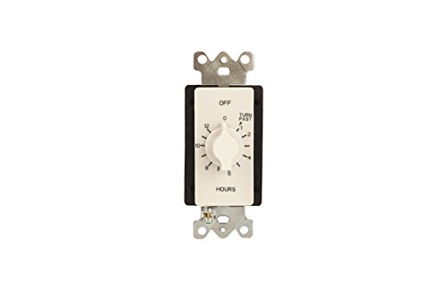 Tork A512Hw Spring-Wound In-Wall Twist Timer With 12-Hour Length And White Faceplate, For Automatic Shutoff Of Fans Or Lights #TOP2