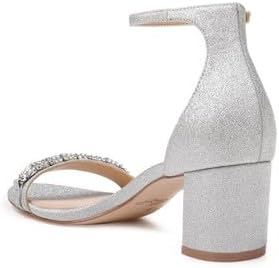 Jewel Badgley Mischka Ramsay Open Toe Block Heel - Image 4