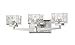 Z-Lite 1927-3V-BN-LED 3 Light Vanity, Brushed Nickel