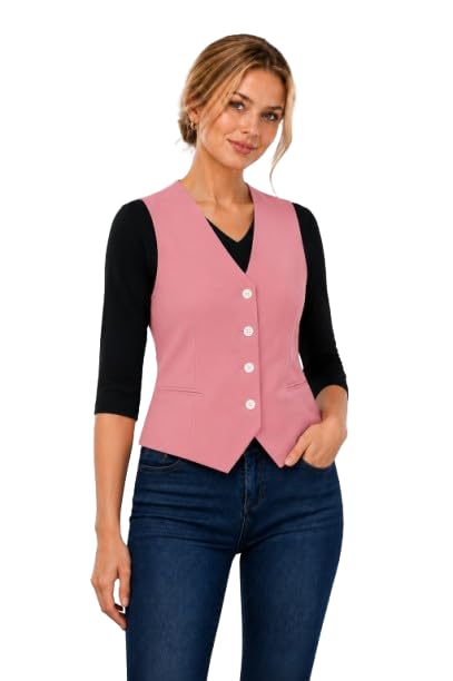 Women's Sleeveless Waistcoat || Office/Casual/Party Wear || High Fashion, Fully Lined Sleeveless Outerwear-image-19