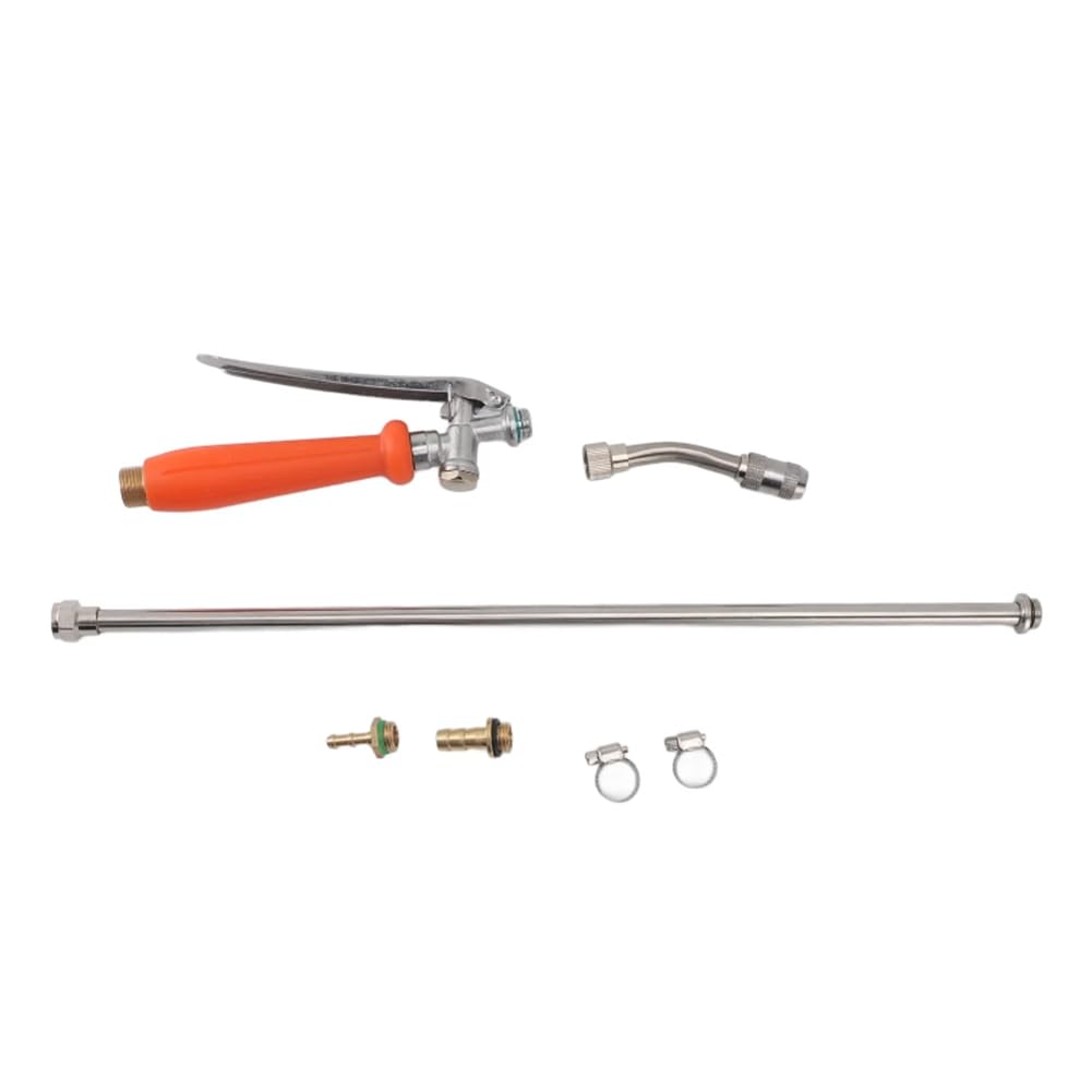 Aundhegrtt Stainless Steel Sprayer Wand Kit with Copper Nozzle for Garden and Car Cleaning Tool