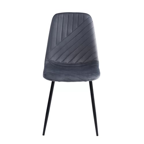 طقم سفرة من 7 قطع من صحابا، طاولة طعام سيراميك 140 مع 6 كراسي، مجموعة طاولة وكراسي عصرية من منتصف القرن للمنزل والشقة مع 6 كراسي ومقاعد قماشية مخملية وارجل معدنية (طاولة مع 6 كراسي)