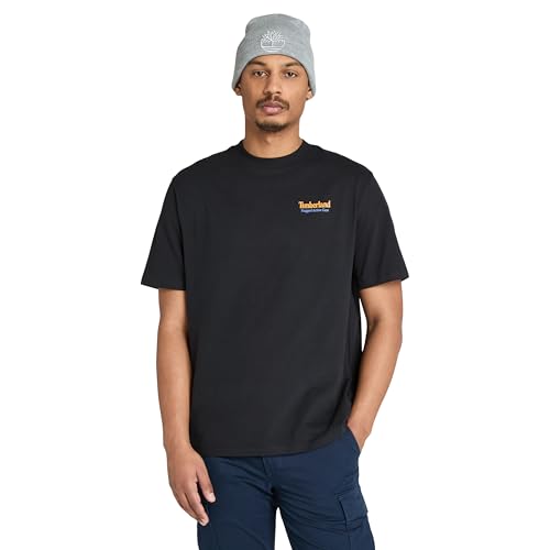 Timberland Mens Rugged Active Gear Back Graphic T-Shirt