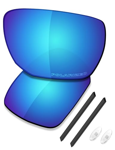 Image of SAUCER Premium Replacement Lenses & Rubber Kits for Oakley Ejector OO4142 | UV400 Protection, Anti-Scratch, Precise Fit