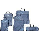 Tinta Unita Set 5 pz TRAVEL Organizer per valigia 100% PL SSC NAPOLI 123629