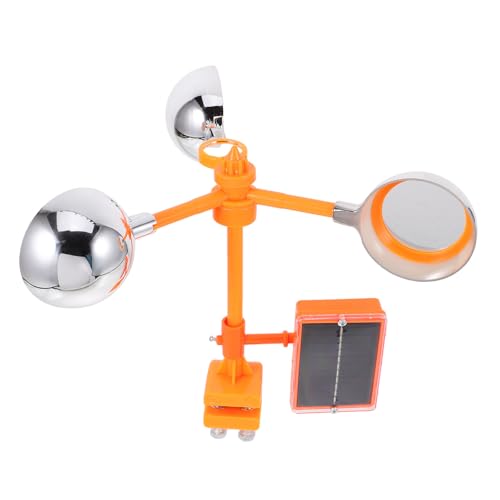 Veemoon Repelente Solar para Aves Voz Ultrasónica y Reflector Giratorio, Material Plástico y Acero Inoxidable, Adecuado para Granjas y Almacenes