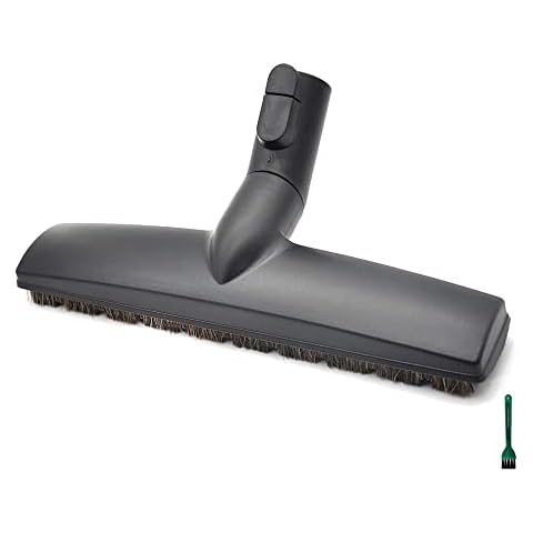 EZ SPARES Replacement of SBB Parquet Anti-Collision Smooth Floor Brush with Horsehair for Miele Vacuum Cleaner 35mm 1 3/8" Cover