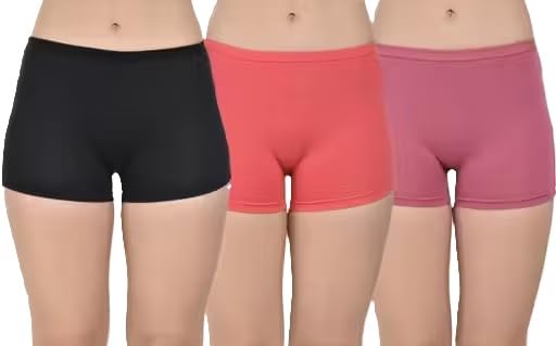 Soft Lycra Fabric Women Regular Panty Pack of 3 Comfortable Skin Friendly Fit for Daily Use Multi 2 M-image-17