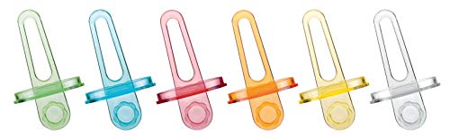 Tescoma 668221 Supporti per Ghiaccioli, Plastica, Multicolore, 6 Pezzi