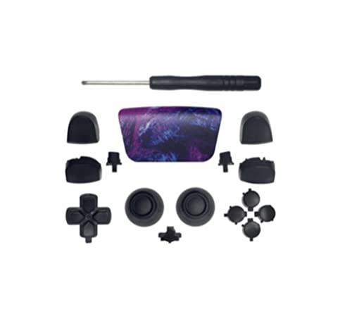Front Back Housing Shell Diy Shell Custom With Buttons Touchpad Cover For Ps5 Controller Galaxy #TOP7