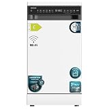 Cecotec Lavavajillas 45 cm Libre Instalación Bolero Aguazero 4560 Connected. 11 Cubiertos, 9 Programas, Motor Inverter Plus Duo, Panel Táctil, WIFI, O2Dry, Super Dry, Save+, AutoClean, Blanco