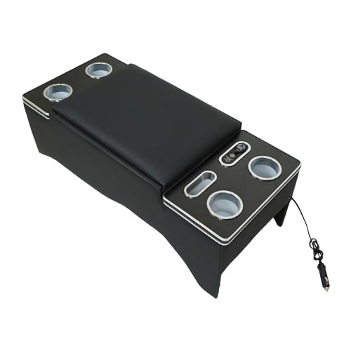 kaitou コンソールボックス アームレスト ハイエース 200系 車肘掛け 収納 ドリンクホルダー 1?7型 トヨタ HIACE