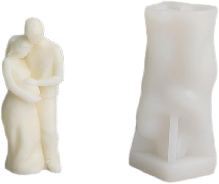RKPM HOMES Women Pregnancy Candle Molds I 3D Abstract Pregnant Mom & Dad Silicone Wax Epoxy Mould I for DIY Handmade Ornament, Cake Décor, Aromatherapy, Soap, Resin Art Craft Making, Home Decoration-image-8