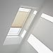 Produktbild VELUX Original Plissee (FHL), Silberne Seitenschienen, Y45, Sandbeige/FHL Y45 1277S