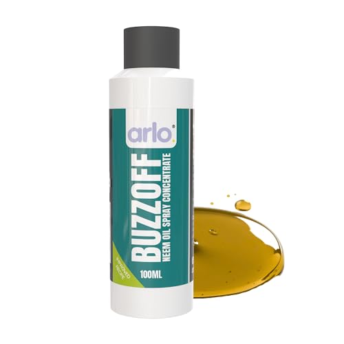 BUZZOFF Fly Spray Neem Oil Concentrate Makes 1L of Horse Fly Spray 100ml with Azadirachtin CitroNol Long-Lasting Comfort for Horses - Just Add Water | Neem Fresh Batch - Shake & Make
