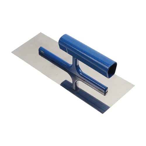 MagiDeal Enlucido de enlaces plano de acabado plano de acero inoxidable baldosas de mosaico de baldosas para hormigón de cemento de platillo